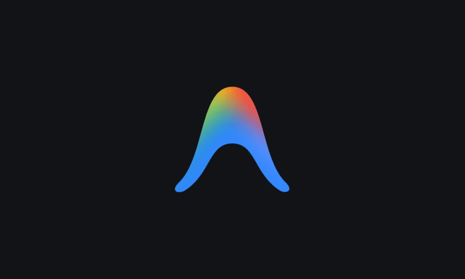 Símbolo multicolor de Gemini sobre fondo oscuro