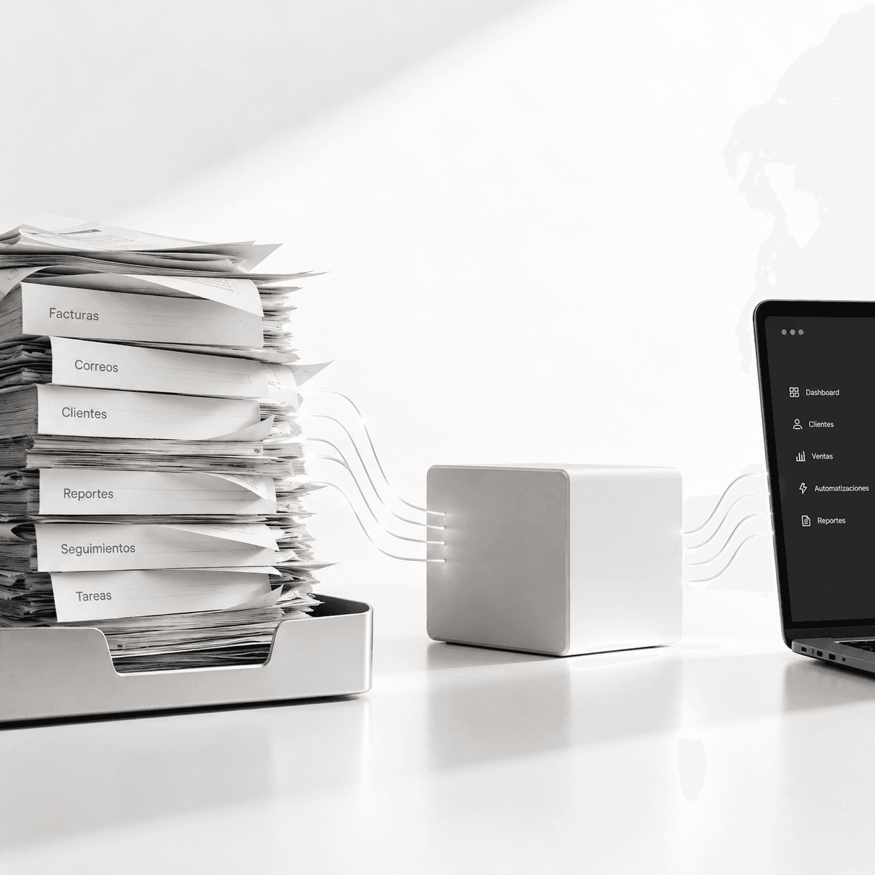 Flujo de automatización de procesos empresariales
